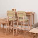 WOODEN COUNTER BAR TABLE SET