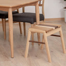 WOODEN SQUARE STACKABLE STOOL