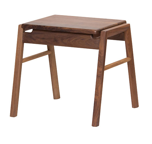 WOODEN SQUARE STACKABLE STOOL