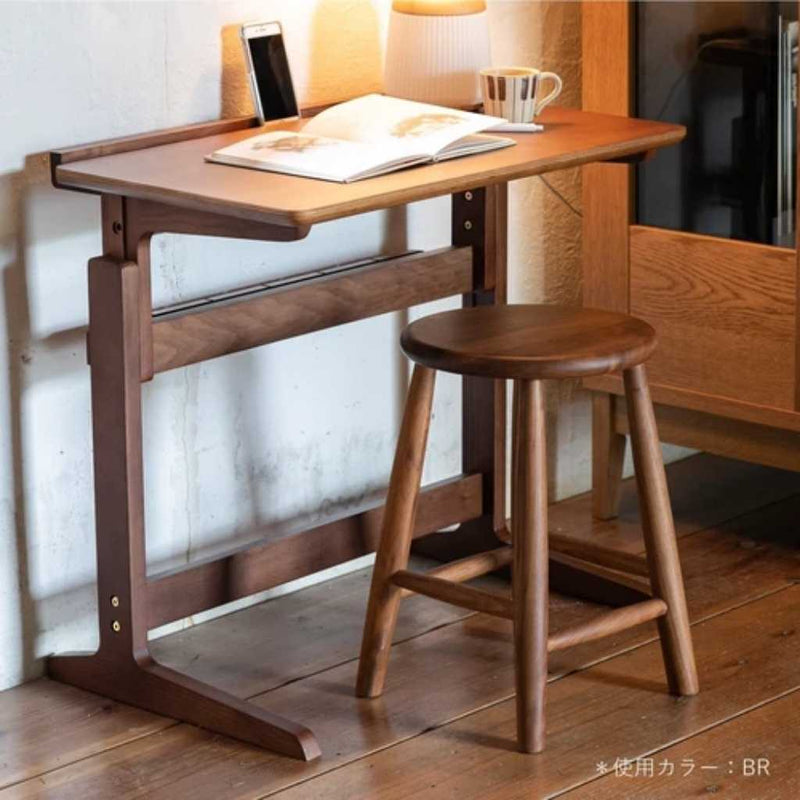 WOODEN ELEVATING SIDE TABLE