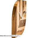 MIXED WOODEN LEAF WALL CLOCK - livealifehome