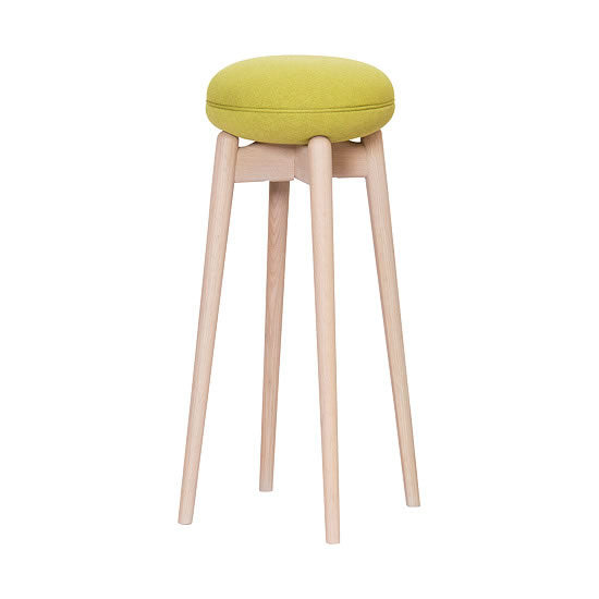 WOODEN MACAROON HIGH STOOL (OUTLET SALE)