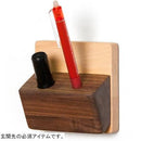 WOODEN STAMP AND PEN HOLDER - livealifehome