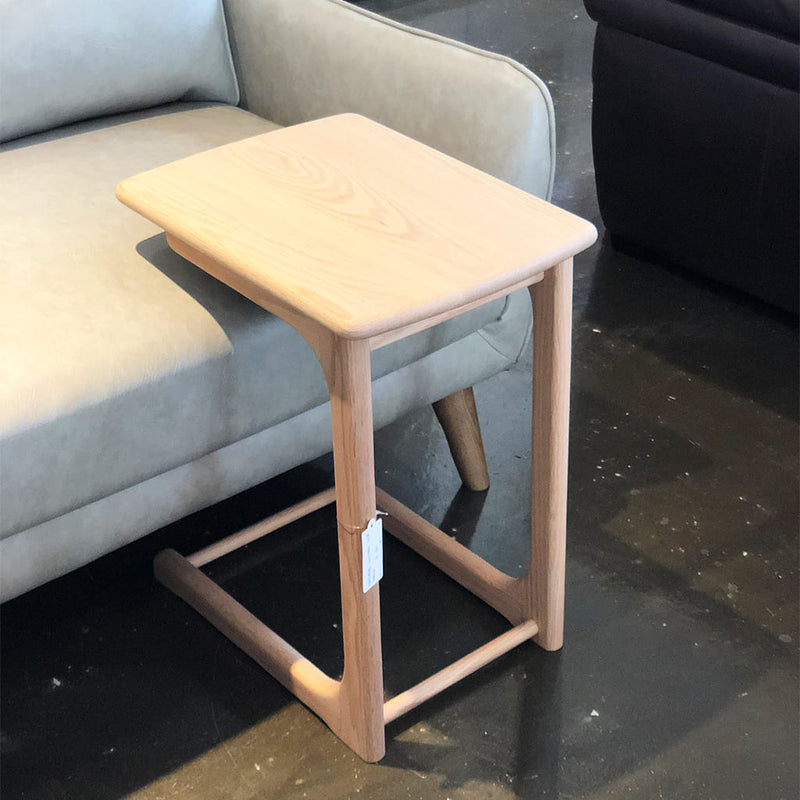 NATURAL WOODEN SIDE TABLE