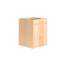 WOODEN STORAGE & TRASH CAN