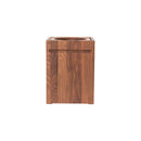 WOODEN STORAGE & TRASH CAN