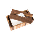 WOODEN LONG TISSUE BOX